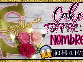 Cake Topper con Nombre