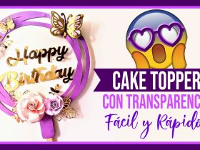 Cake Topper con Transparencia