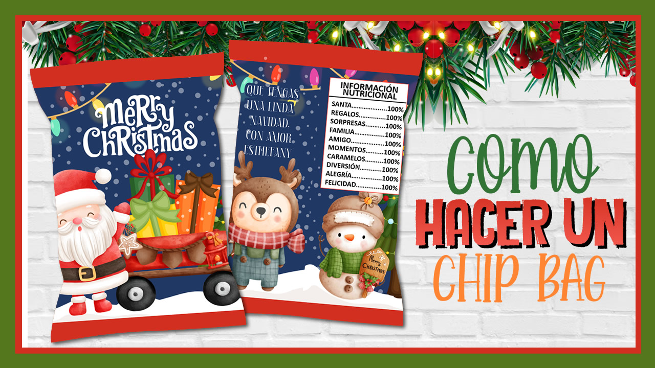 Navidad Chip Bag