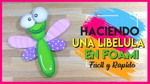 Libelula en foami