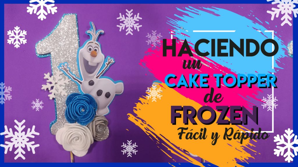 Cake topper de frozen