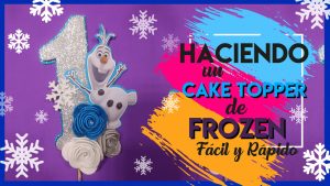 Cake topper de frozen