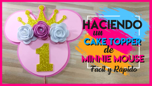 Cake topper de Minnie Mouse