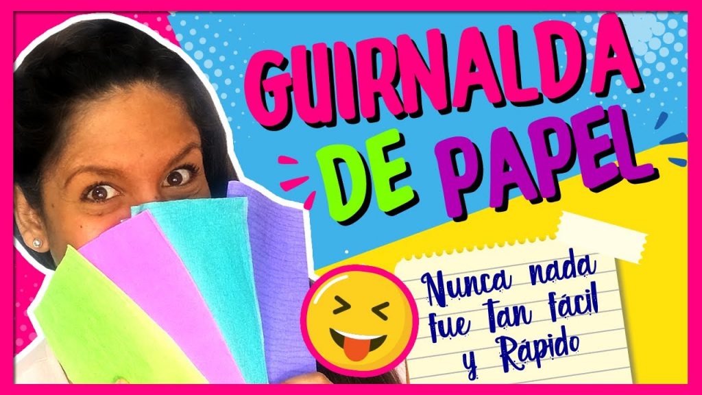 GUIRNALDAS de papel