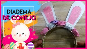 DIADEMA de CONEJO en FOAMI para NIÑAS