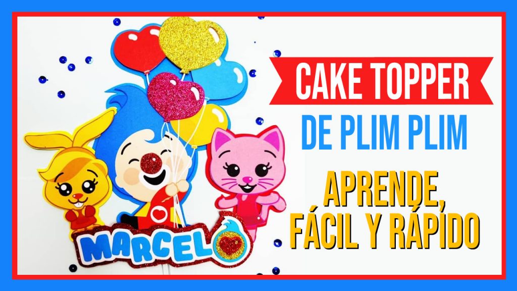 Cake Topper Plim Plim Free
