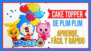 Cake Topper Plim Plim Free